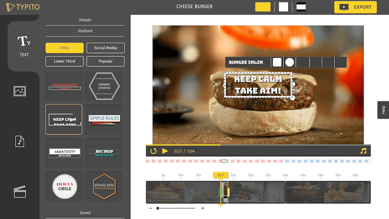 Typito Editing Dashboard