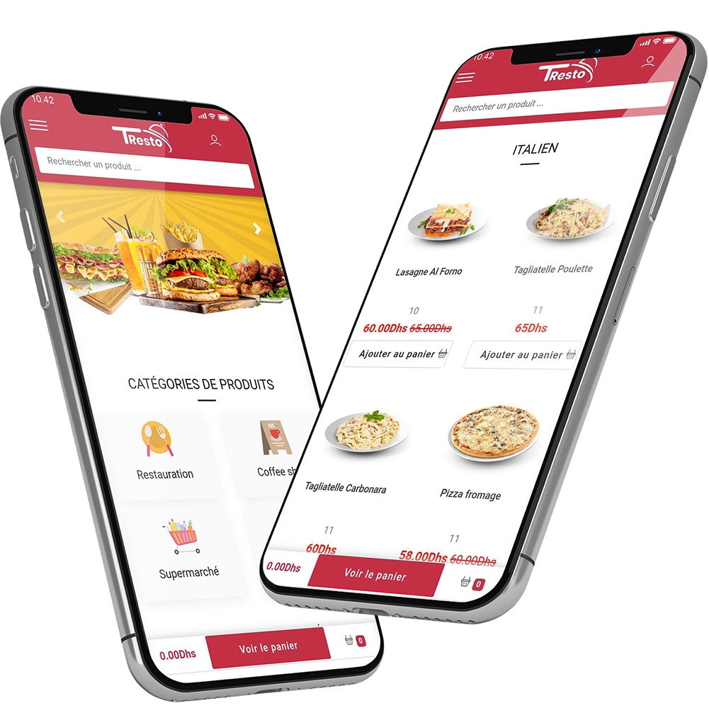 Technopek Resto website maroc pour les restaurants